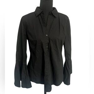 Worthington Black Button-Down Shirt
